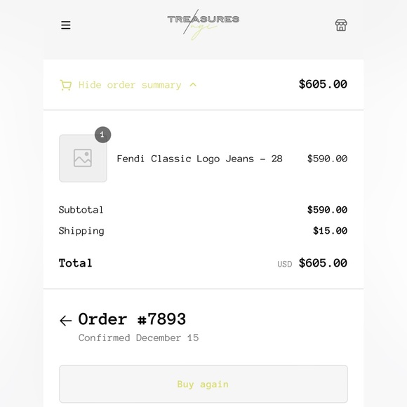 Fendi Classic Zucca Logo Jeans - Picture 9 of 12